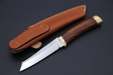Hattori 傘 SAN Limited Edition  SAN-65-2 Classic Tanto (Desert Ironwood Handle)