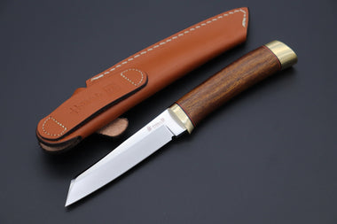 Hattori 傘 SAN Limited Edition  SAN-65-4 Classic Tanto (Desert Ironwood Handle)