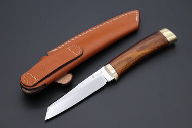Hattori 傘 SAN Limited Edition  SAN-65-5 Classic Tanto (Desert Ironwood Handle)