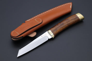 Hattori 傘 SAN Limited Edition  SAN-65-6 Classic Tanto (Desert Ironwood Handle)
