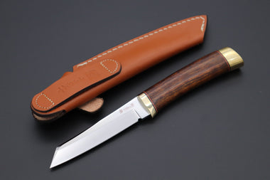 Hattori 傘 SAN Limited Edition  SAN-65-7 Classic Tanto (Desert Ironwood Handle)