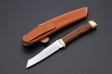 Hattori 傘 SAN Limited Edition  SAN-65-8 Classic Tanto (Desert Ironwood Handle)