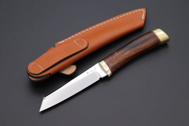 Hattori 傘 SAN Limited Edition  SAN-65-9 Classic Tanto (Desert Ironwood Handle)