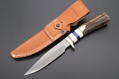 Hattori 傘 SAN Limited Edition SAN-76 Cowry-X Damascus "Wild-Sharp Road Hunter"