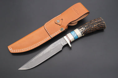 Hattori 傘 SAN Limited Edition SAN-80 Cowry-X Damascus "Wild Road Hunter (Extra Large)"