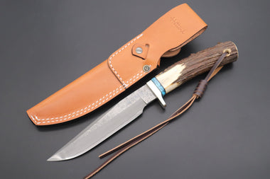 Hattori 傘 SAN Limited Edition SAN-82 Cowry-X Damascus "Wild Road Hunter (Extra Large)"