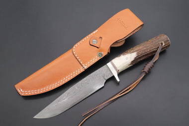 Hattori 傘 SAN Limited Edition SAN-84 Cowry-X Damascus "Wild Road Hunter (Extra Large)"