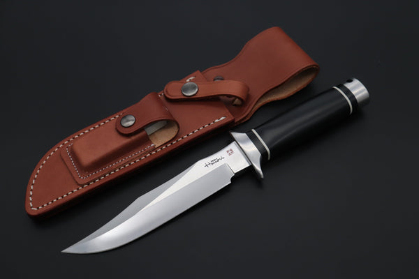 Hattori TV-3 S.O.G. Bowie Knife (Black Micarta Handle)