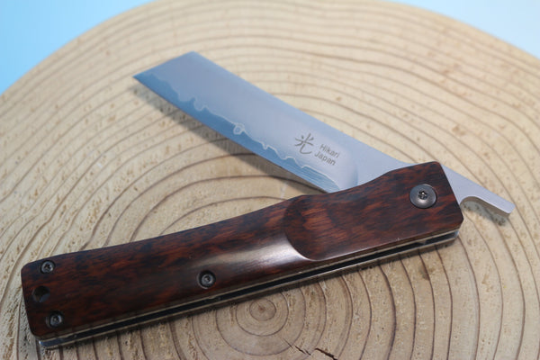 Hikari HG-60 Traditional Higonokami Folding Knife　肥後守 AUS-10 San Mai Clad blade