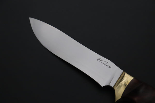 Hiroshi Saito SH-35 Natural Elegant Utility II (Solid SPG-2 Powdered High Speed Tool Steel Blade) - JapaneseKnifeDirect.Com