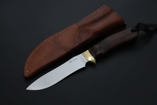 Hiroshi Saito SH-35 Natural Elegant Utility II (Solid SPG-2 Powdered High Speed Tool Steel Blade) - JapaneseKnifeDirect.Com