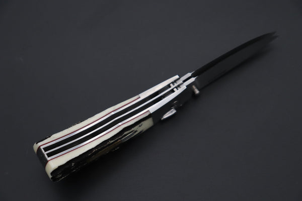 Ikuo Nagata Custom Folding Knife - IN-105 Wild Double