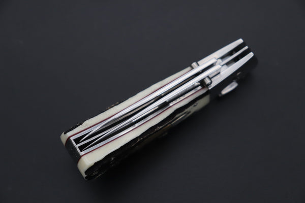 Ikuo Nagata Custom Folding Knife - IN-105 Wild Double