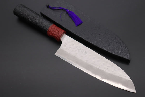 Kazuo Nomura NK-05 Aogami Super Damascus Small Bunka 150mm