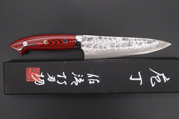 Kazuo Nomura NK-06 Aogami Super Damascus Small Gyuto Utility 150mm