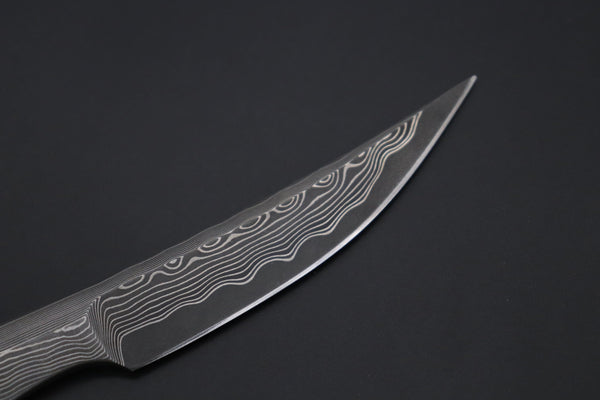 Koji Hara KH-520 Koji's Hammer Forged Damascus Custom Utility Steak Knife II