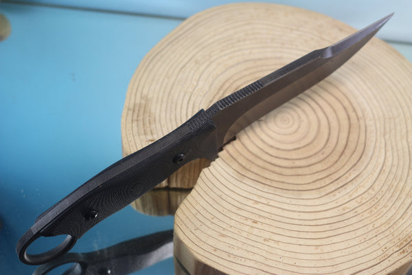 Makkari AT9-S Combat Utility Knife designed for Japan GSDF, 5" Spear point 440C Blade - JapaneseKnifeDirect.Com