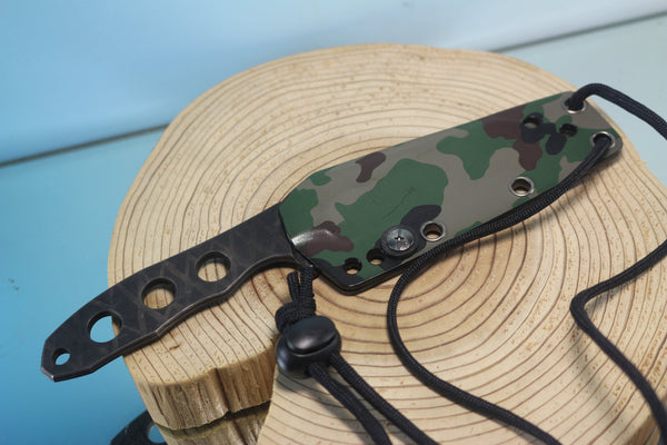 Makkari JM-120 Raptor, Wharncliffe Blade, 4" Non-Glare Black Coated AUS-8 Blade