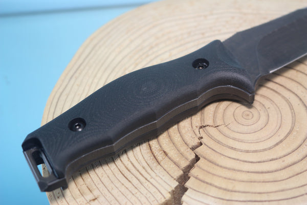 Makkari JM-180 "Sea-Alligator" Combat Fighting Knife designed for Japan GSDF, 5-3/4" Spear point 440C Blade - JapaneseKnifeDirect.Com