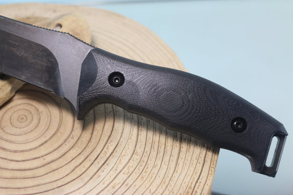 Makkari JM-180 "Sea-Alligator" Combat Fighting Knife designed for Japan GSDF, 5-3/4" Spear point 440C Blade - JapaneseKnifeDirect.Com