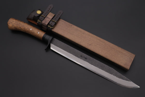 MASANO MA-8  Black Damascus Katana Hunter II  | Blue Steel No.2 Damascus