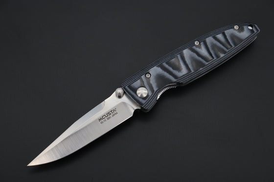 Mcusta Classic Wave Series MC-10V VG-10 blade with Blue Micarta handle - JapaneseKnifeDirect.Com
