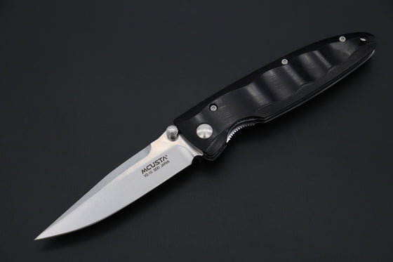 Mcusta Classic Wave Series MC-17V VG-10 blade with Black Pakkawood handle - JapaneseKnifeDirect.Com