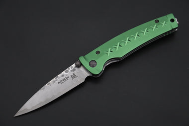 Mcusta FUSION Series MC-163D VG-10 Tsuchime Hammered Damascus | Green - JapaneseKnifeDirect.Com