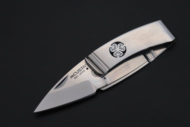 Mcusta Kamon Family Crest Money Clip Folder Series MC-81 AOI - JapaneseKnifeDirect.Com