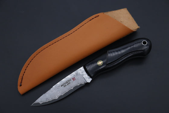 Mcusta "Mike Irie Collaboration Series" MC-231DB "SPORT 100" Black Linen Micarta Handle