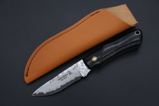 Mcusta "Mike Irie Collaboration Series" MC-232DB "SPORT 200" Black Linen Micarta Handle