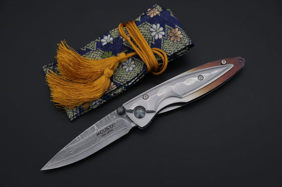 Mcusta Tactility Elite Folder Series MC-125D VG-10 Damascus Blade with