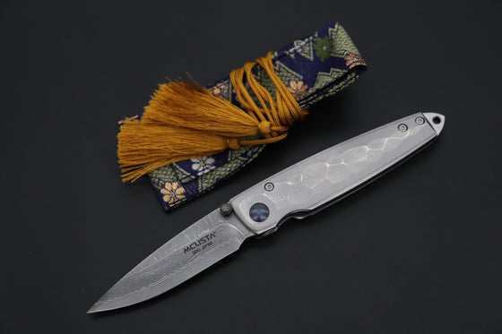Mcusta SHINRA Classic Damascus Series MC-34D TSUCHI VG-10 Damascus - JapaneseKnifeDirect.Com