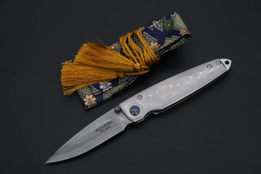 Mcusta SHINRA Classic Damascus Series MC-34D TSUCHI VG-10 Damascus - JapaneseKnifeDirect.Com
