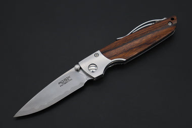 Mcusta SHINRA 森羅 Premium Series MC-143G TEANA SPG-2 San Mai (Desert Ironwood handle) - JapaneseKnifeDirect.Com