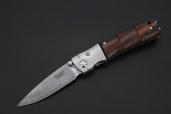 Mcusta SHINRA 森羅 Premium Series MC-145G BAMBOO SPG-2 San Mai (Desert Ironwood handle) - JapaneseKnifeDirect.Com
