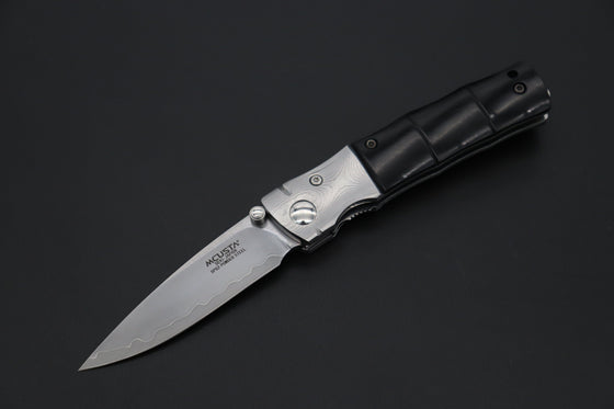 Mcusta SHINRA 森羅 Premium Series MC-146G BAMBOO SPG-2 San Mai (Black Pakkawood handle)