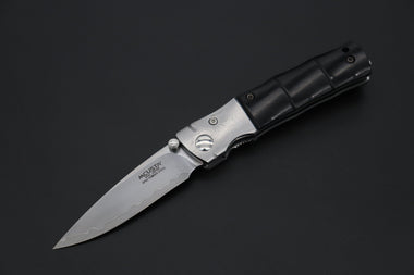Mcusta SHINRA 森羅 Premium Series MC-146G BAMBOO SPG-2 San Mai (Black Pakkawood handle)