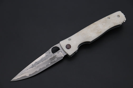 Mcusta Tactility Elite Folder Series MC-126G SPG-2 San Mai blade with Dupont Corian handle - JapaneseKnifeDirect.Com
