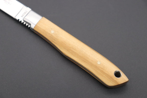 MOKI TS-535OL  "Trout & Bird Knife (Olive Wood Handle)"