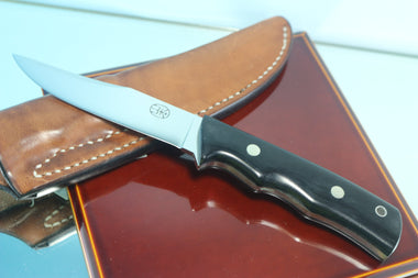 NOBUAKI YAMAMOTO NY-65  Clip point Hunter, 4-1/4" VG-10 Mirror Polished Hamaguri-ba Blade