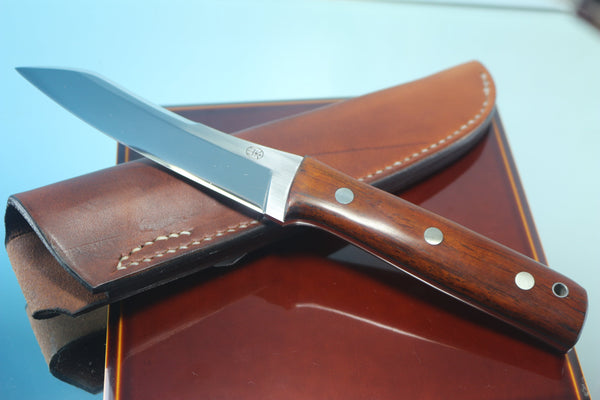 NOBUAKI YAMAMOTO NY-70  "ONOUE-TO 尾上刀" Modified Tanto style Knife, 4-3/4" VG-10 Mirror Polished Hamaguri-ba Blade