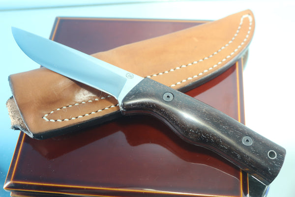 NOBUAKI YAMAMOTO NY-75  Utility Hunter/Skinner, 4-1/2" VG-10 Mirror Polished Hamaguri-ba Blade