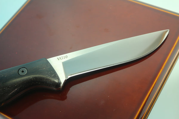 NOBUAKI YAMAMOTO NY-75  Utility Hunter/Skinner, 4-1/2" VG-10 Mirror Polished Hamaguri-ba Blade