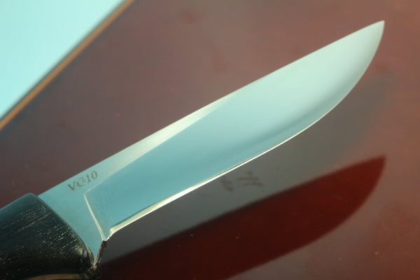 NOBUAKI YAMAMOTO NY-75  Utility Hunter/Skinner, 4-1/2" VG-10 Mirror Polished Hamaguri-ba Blade