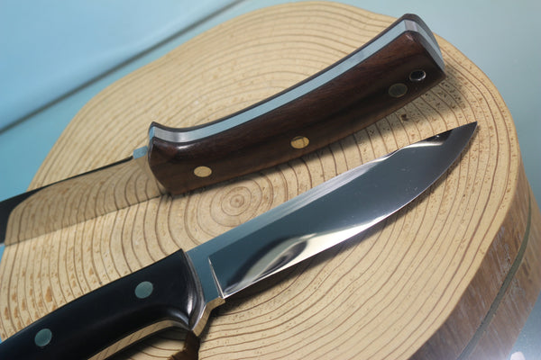 NOBUAKI YAMAMOTO NY-80 "Semi Skinner & Hunter" 4-3/4" Solid VG-10 Mirror Polished Blade