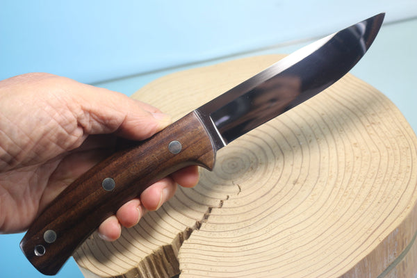 NOBUAKI YAMAMOTO NY-80 "Semi Skinner & Hunter" 4-3/4" Solid VG-10 Mirror Polished Blade