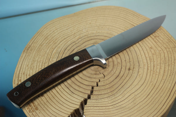 NOBUAKI YAMAMOTO NY-90  Drop point Hunter, 4-1/2" Solid VG-10 Hamaguri-ba Blade