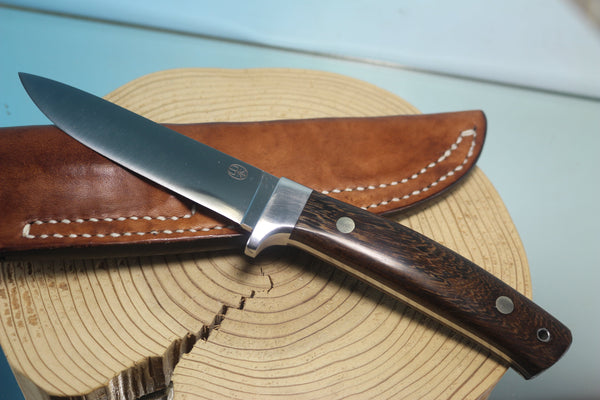 NOBUAKI YAMAMOTO NY-90  Drop point Hunter, 4-1/2" Solid VG-10 Hamaguri-ba Blade