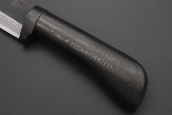 Nomura Kenta  NKE-1 "Black Samurai I" White Steel No.2 Damascus